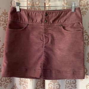 Athleta lavender corduroy mini skirt 2P